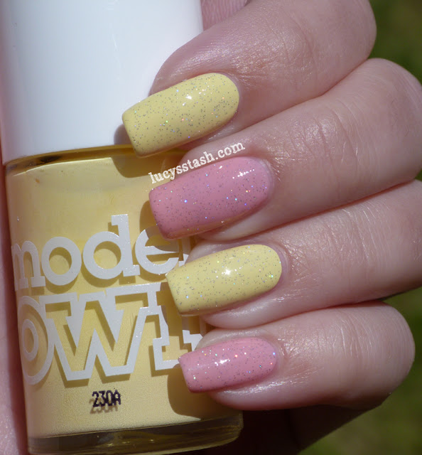 Models Own Lemon Meringue, Nails Inc. Warwick Avenue and INM Northern Lights topcoat