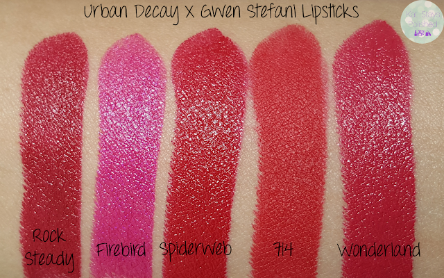 Urban Decay x Gwen Stefani Lipsticks | Kat Stays Polished