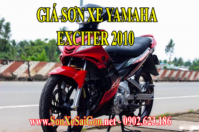 Bảng giá sơn xe máy Yamaha Exciter 2010