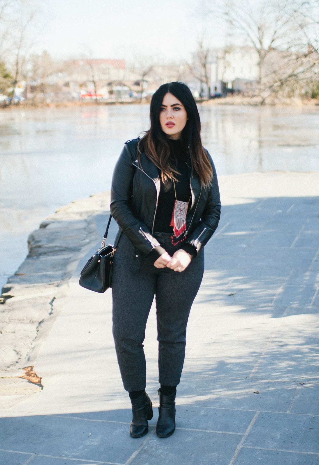 philadelphia, fashion, blogger, style, vegan, leather, black, boho