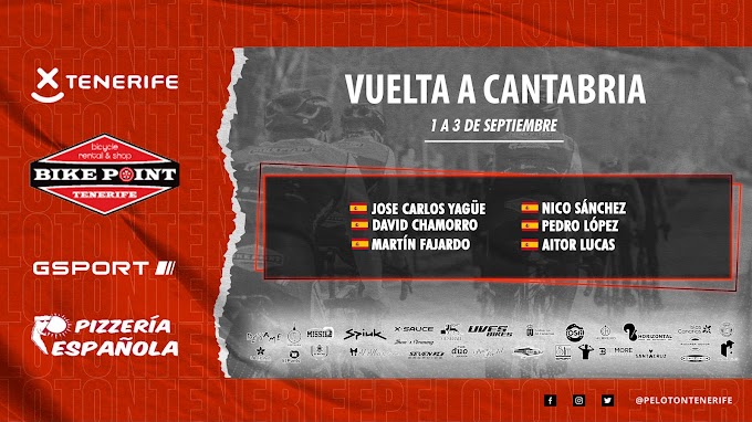 El Tenerife BikePoint Gsport Pizzería Española a por todas en la Vuelta a Cantabria