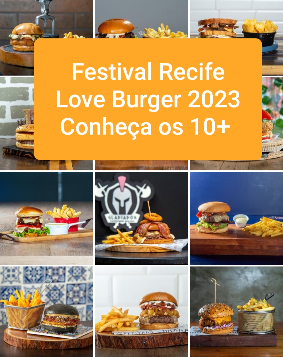 Festival gastronômico Recife Love Burger começa nesta semana