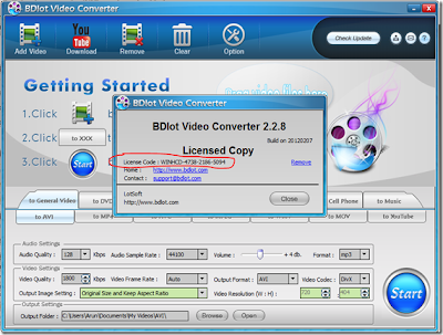 BDLOT VIDEO CONVERTER 2.2.8 WITH SERIAL KEY