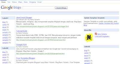 Download Template Mirip Google