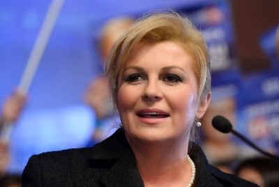Presiden Kroasia Kolinda Grabar Yang Cantik Baju Hitam