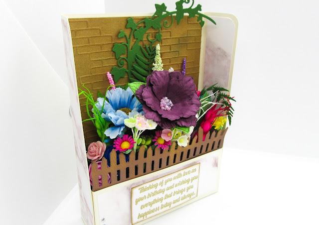 Flower Garden card in one