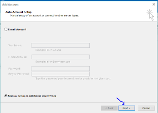 Manual Setup or additional server types