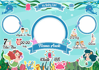 Desain Biodata Bayi Free CDR dan PSD