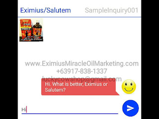 salutem oil cancer sample text chat