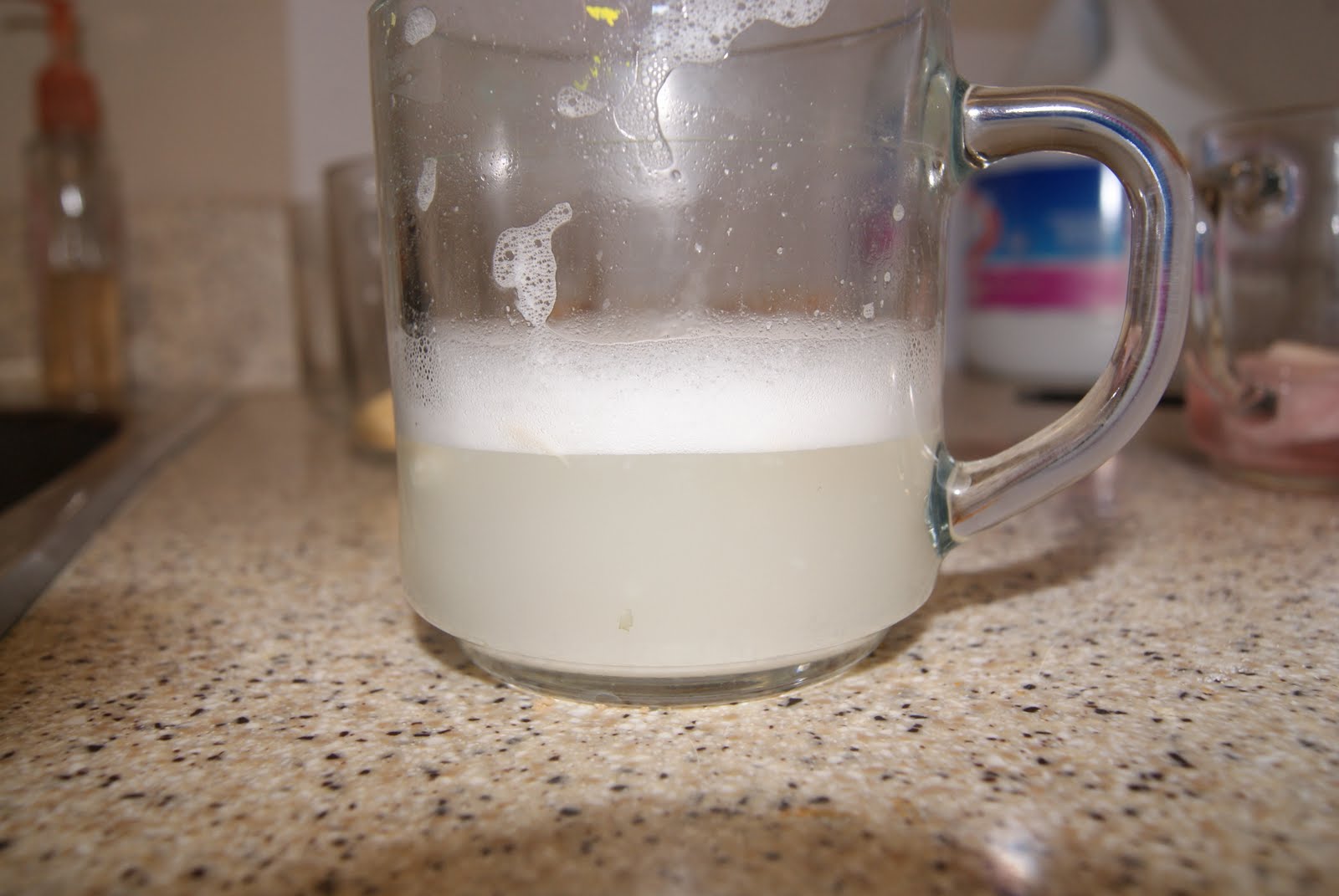 bread in Clorox bleach.