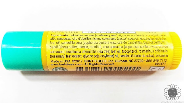 Burt`s Bees Philippines Lip Balms | Product Review and Top Picks - Soothing Lip Balm with Eucalyptus & Menthol Ingredients (http://www.thegracefulmist.com/2016/10/Burts-Bees-Philippines-Natural-Lip-Balms-Products-Reviews-SampleRoomPh.html)