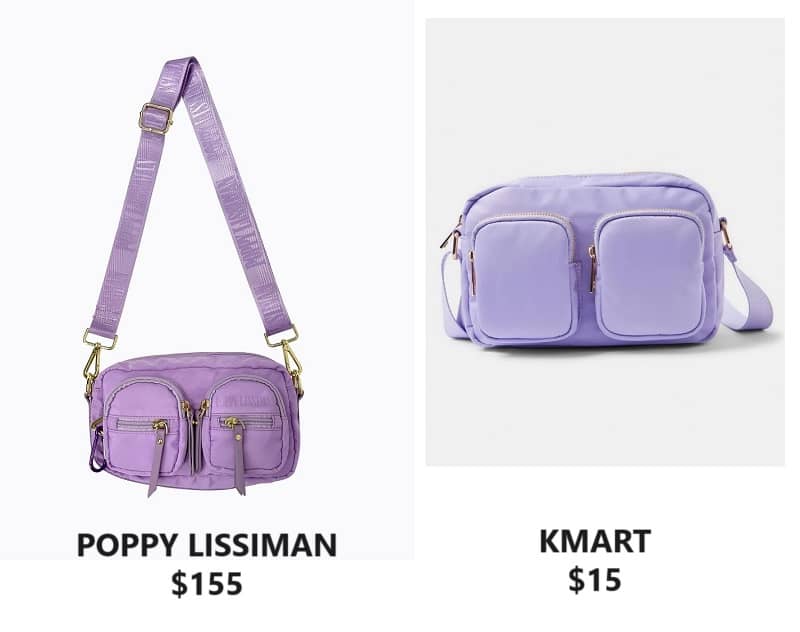 Kmart dupe of Poppy Lissiman crossbody bag
