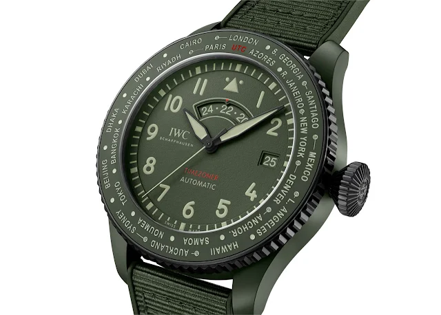 IWC Pilot’s Watch Timezoner TOP GUN Woodland IW395601