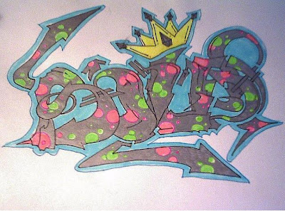 graffiti sketch, graffiti tag