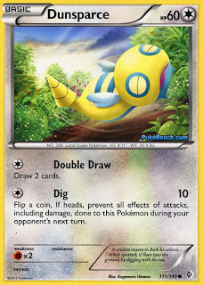 Dunsparce Boundaries Crossed Pokemon Card