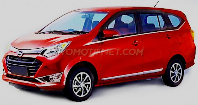 Eksterior Daihatsu Sigra tipe termewah