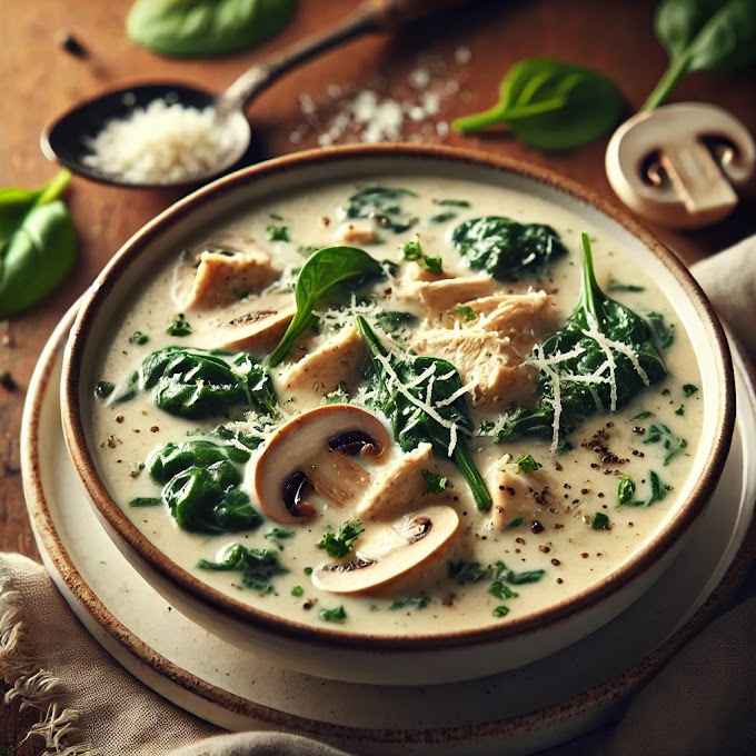 Keto Chicken Florentine Soup: A Creamy, Low-Carb Comfort Dish Packed with Flavor!