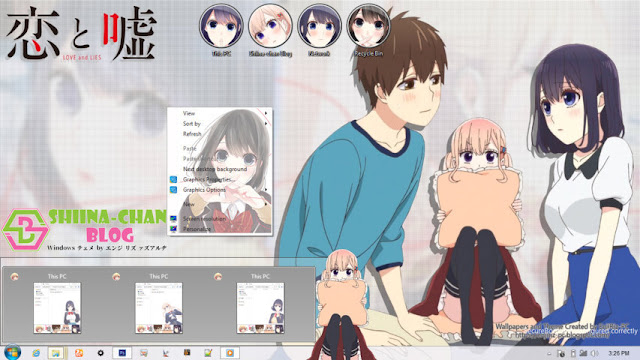 Windows 8/8.1 Theme Koi to Uso by Enji Riz