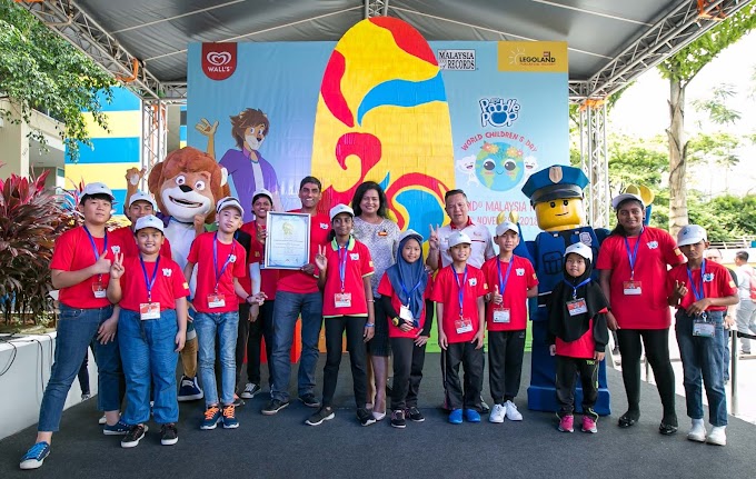 Replika Aiskrim Paddle Pop Terbesar Guna Bahan Kitar Semula Kini Di Legoland Malaysia Resort