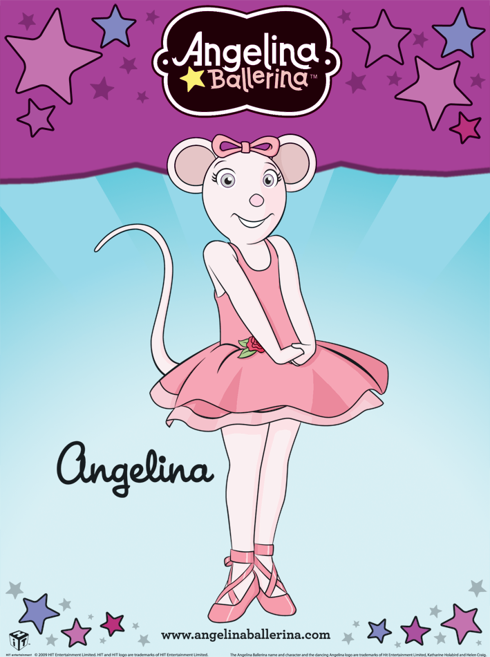  Tu ni a esta encantada con Angelina Ballerina