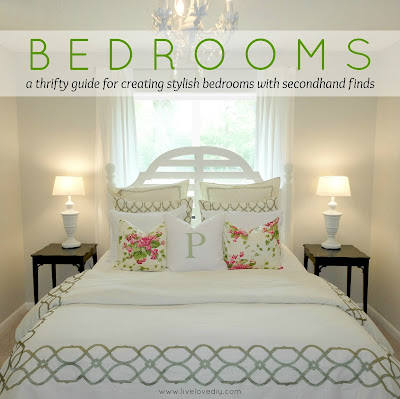 Tons of thrifty ideas for decorating bedrooms amongst secondhand items  Decorating Bedrooms amongst Secondhand Finds: The Guest Bedroom Reveal