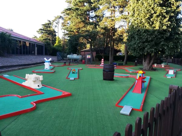 Mini Golf at the Haven Wild Duck Holiday Park in Norfolk. Photo by Karl Moles, June 2019
