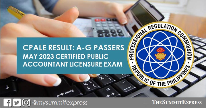 A-G Passers: May 2023 CPALE results