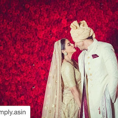 Actress Asin and Rahul Sharma Wedding Photos