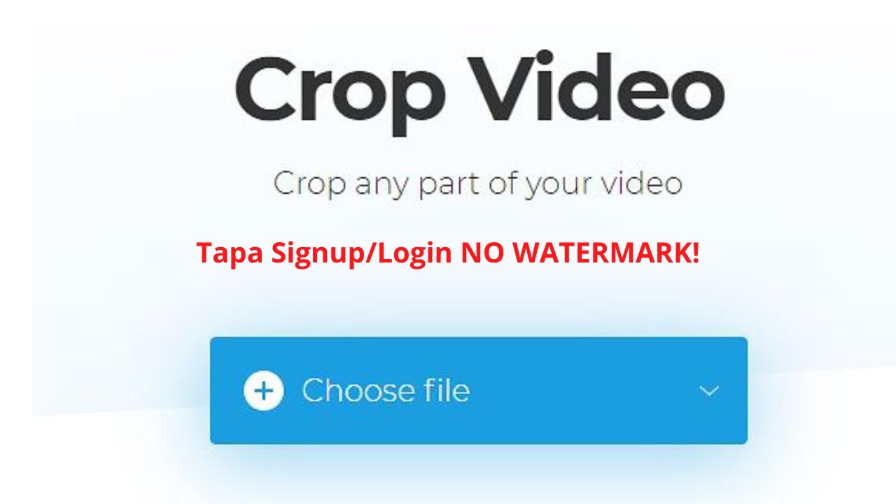 Cara Crop Video Online Gratis Tanpa Watermark