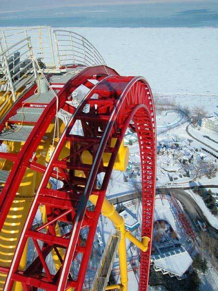 Dragster at Cedar Point in