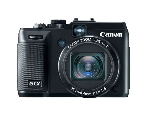 Canon G1 X 14.3 MP CMOS Digital Camera with 4x Wide-Angle Optical Image Stabilized Zoom Lens Full 1080p HD Video and 3.0-Inch Vari-Angle LCD