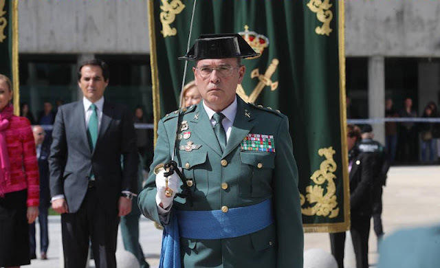 El coronel de la Guardia Civil Diego Pérez de los Cobos (Foto de Internet)