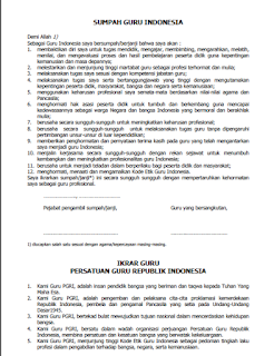 https://soalsiswa.blogspot.com - Ikrar Guru Indonesia Download Ikrar Guru Indonesia Perangkat Guru SD, SMP, SMA Kurikulum 2013 