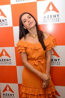 Actress Samantha Akkineni Stills At AZent Overseas Education Hyderabad Center Launch