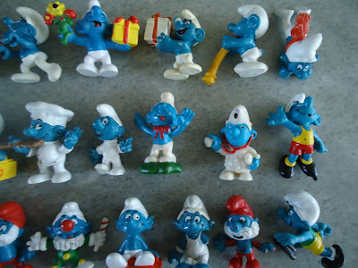 MEGA LOT 22 SMURF FIGURES/FIGURINES BY PEYO SCHLEICH ORIGINAL WITH MARKINGS