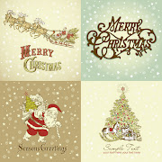Clip ArtChristmas (Vintage). Christmas, Santa Claus, Christmas Tree, . (shutterstock bd ac )