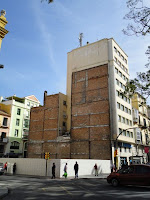Málaga, solar resultado de demolición de edificio histórico en calle Alameda Principal 22 esquina calle Torregorda