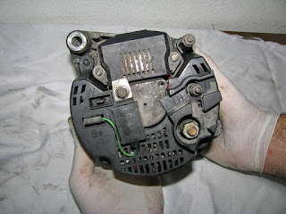 alternador-alternator Valeo 436193 VW Golf II conexiones