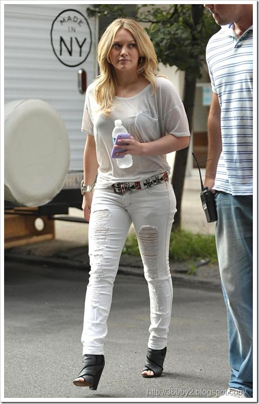 Hilary Duff Ruins A See-through Moment