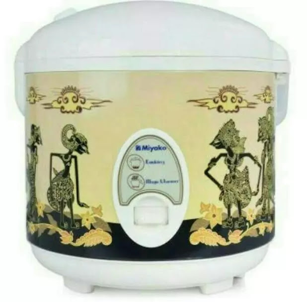 Detail Rice Cooker Miyako MCM 508 seri Batik Wayang Kulit