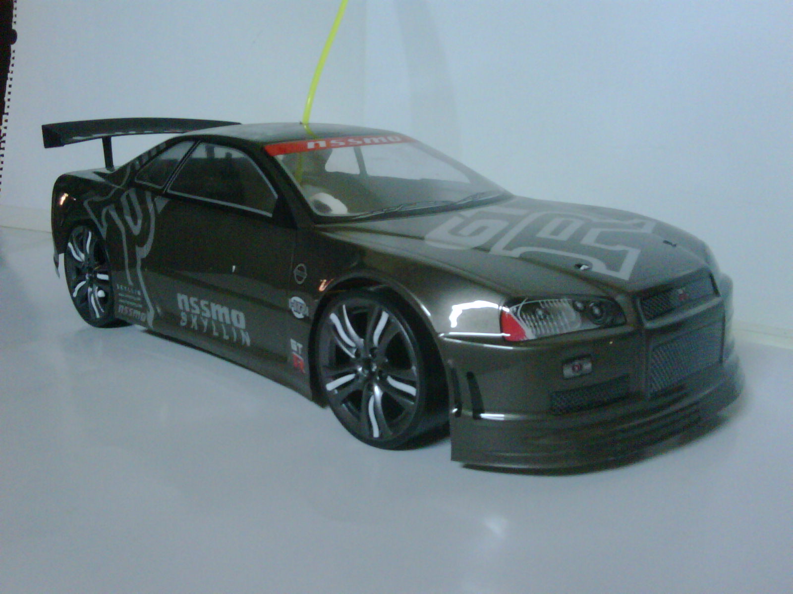 RC DRIFT NISSAN SKYLINE R34 GTR 4WD 110 TURBO MOBIL RC DRIFT