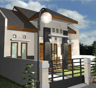 3D home plan design ideas modern house picture desain rumah