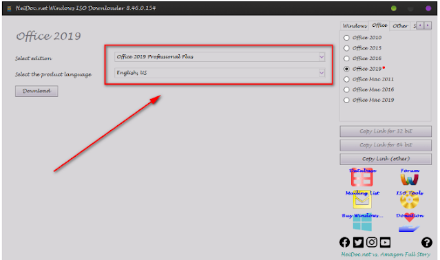 Windows ISO downloader tool