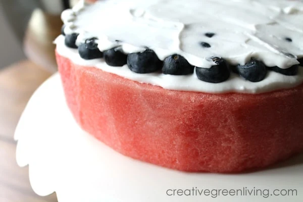 how to turn a watermelon into a cake