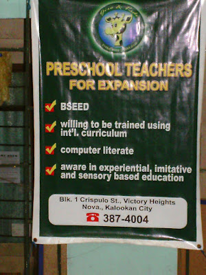 University of Caloocan City, Job Openings, Eductaion graduates
