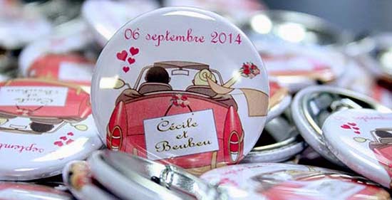 Badge Mariage