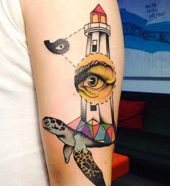 Tatuajes de faros mejores Ideas y su Significado