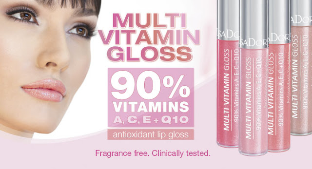 IsaDora, IsaDora Multi Vitamin Gloss, błyszczyki Isadory, Nawilżające błyszczyki do ust, 