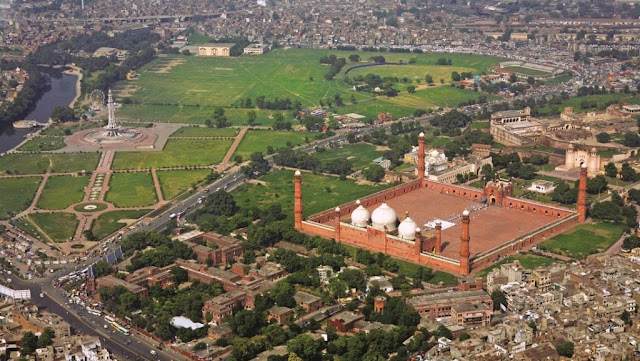 Lahore satellite view