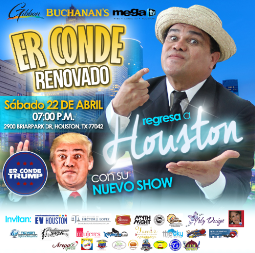 Er Conde dl Guacharo en Houston.